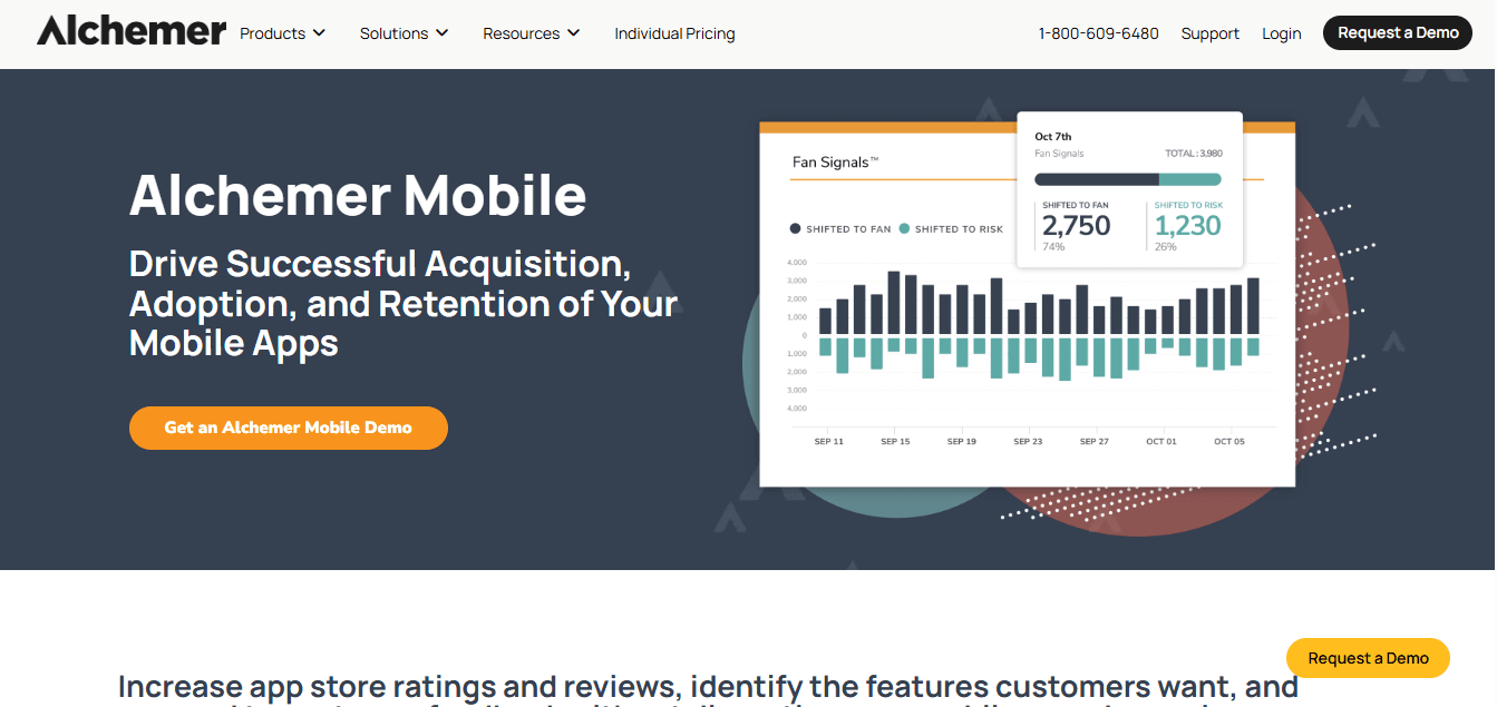 Alchemer mobile home page