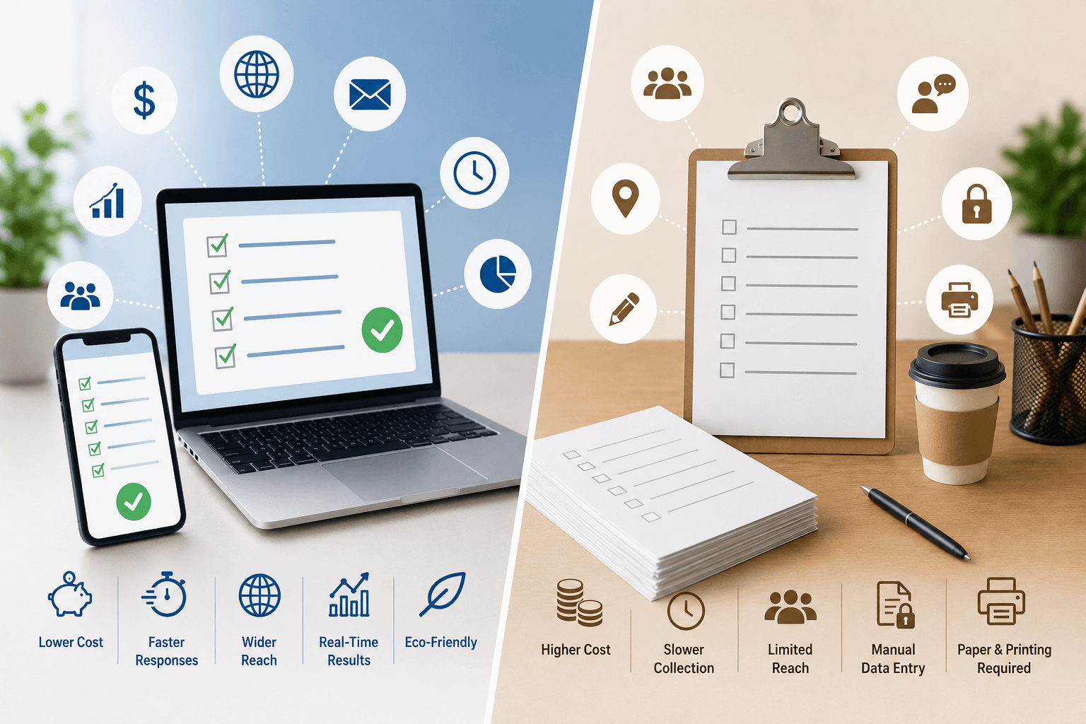 Online Surveys vs Offline Surveys Which Is More Cost-Effective