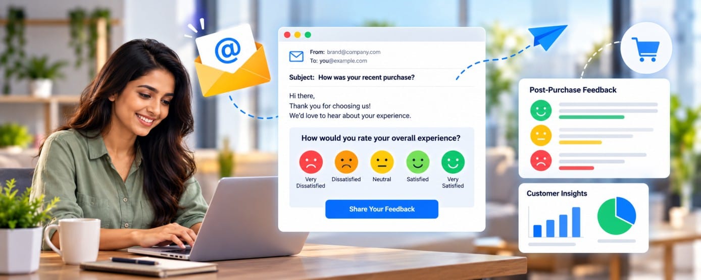 Email Surveys for Detailed Post-Purchase Feedback